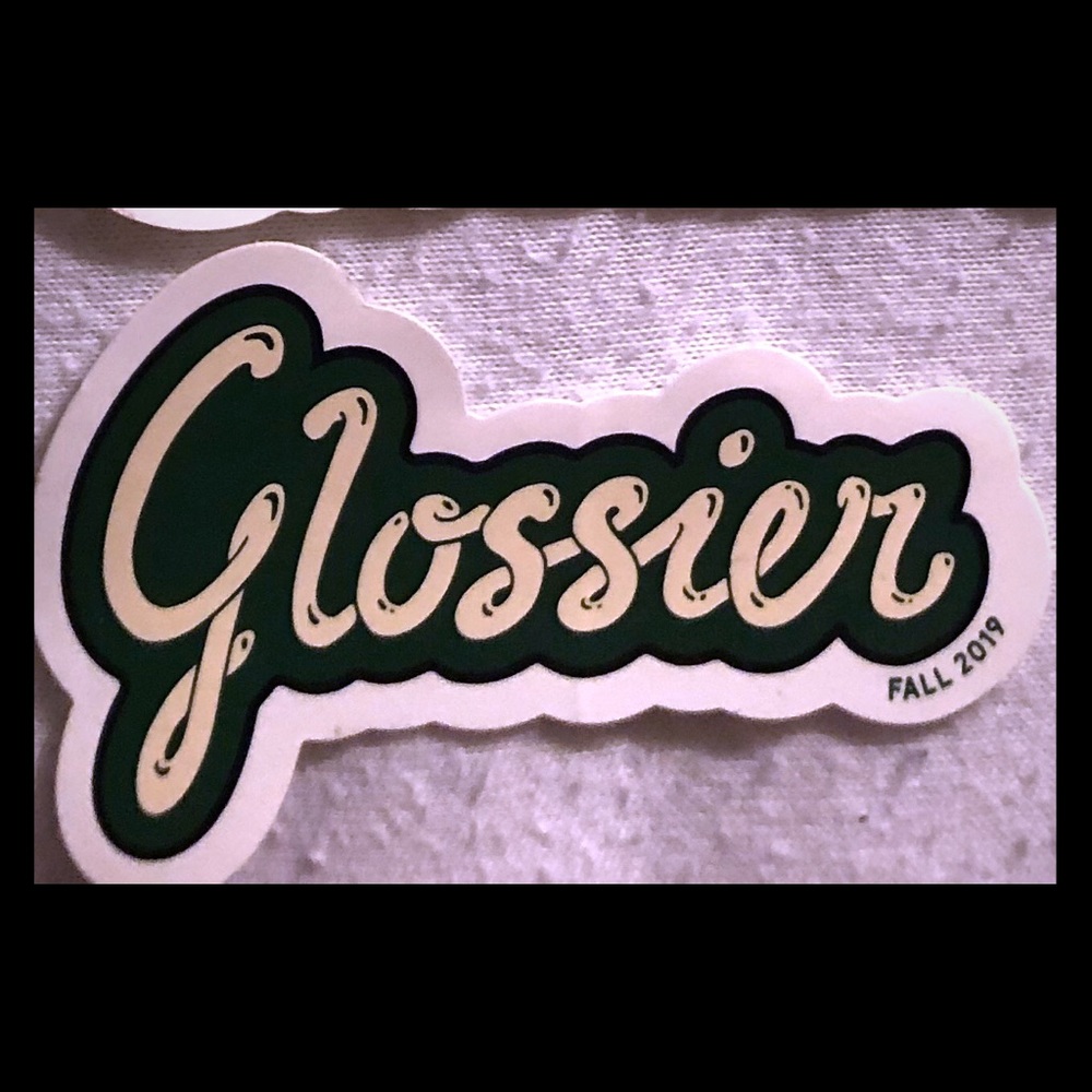 GLOSSIER STICKER FALL 2019